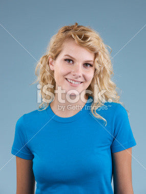 Women's blue t-shirt