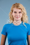 Women's blue t-shirt